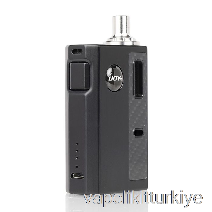Vape Likit Ijoy Mercury 12w Aio Pod Sistemi Siyah Karbon